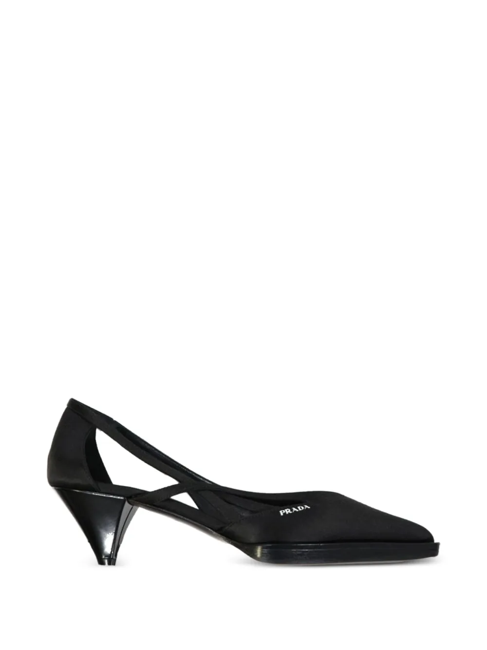 Prada crossover-strap pointed-toe heeled pumps - Nero