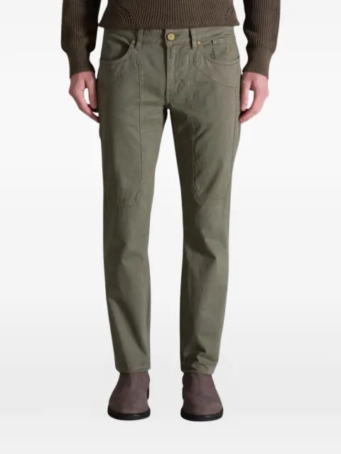 JECKERSON John logo-detail panelled trousers