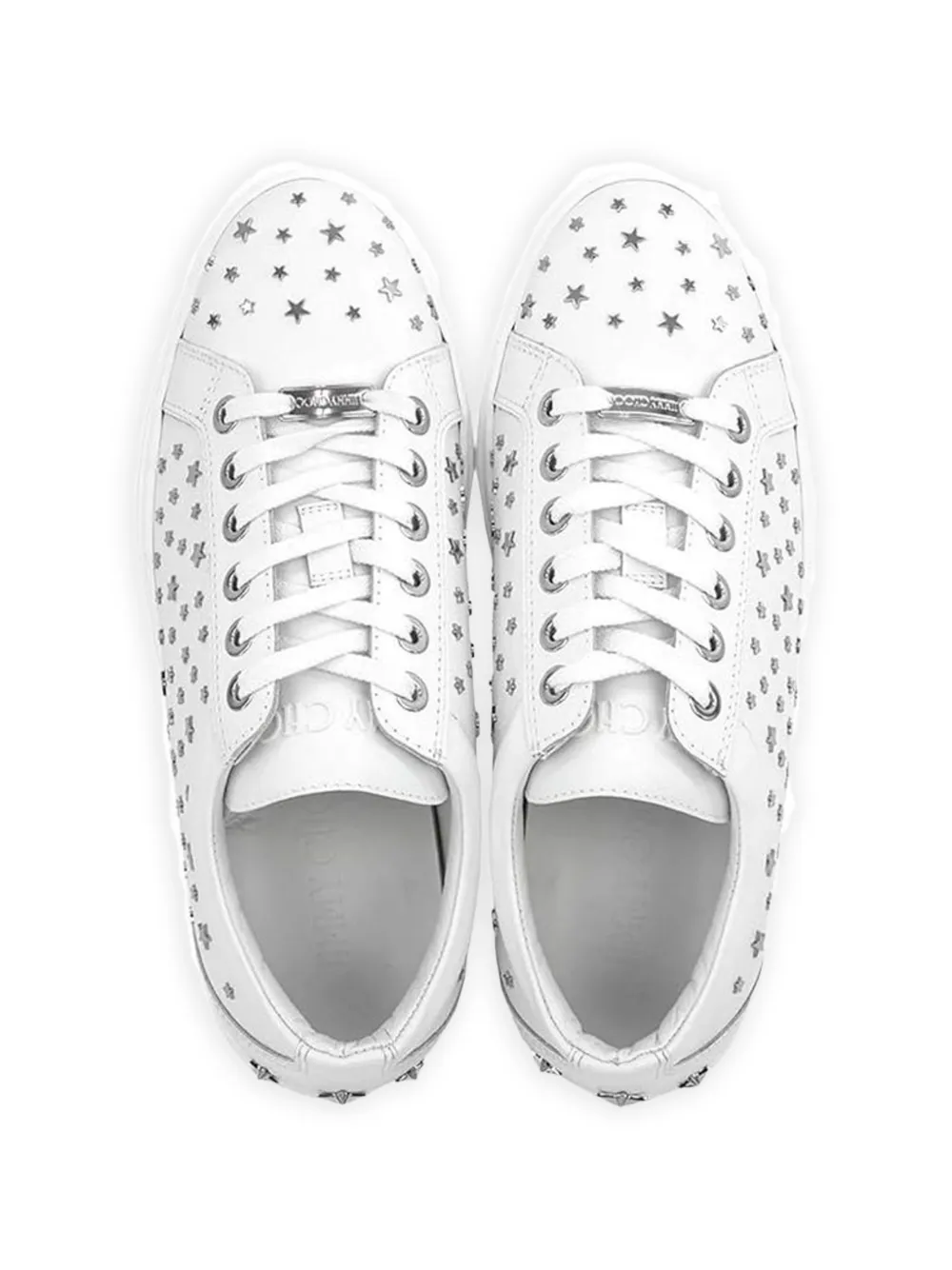 Jimmy Choo star-studded sneakers Wit