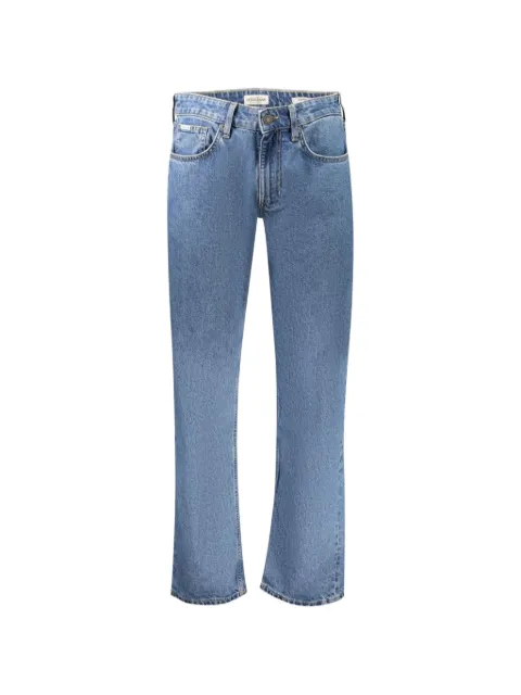 GUESS USA logo-patch straight-leg jeans