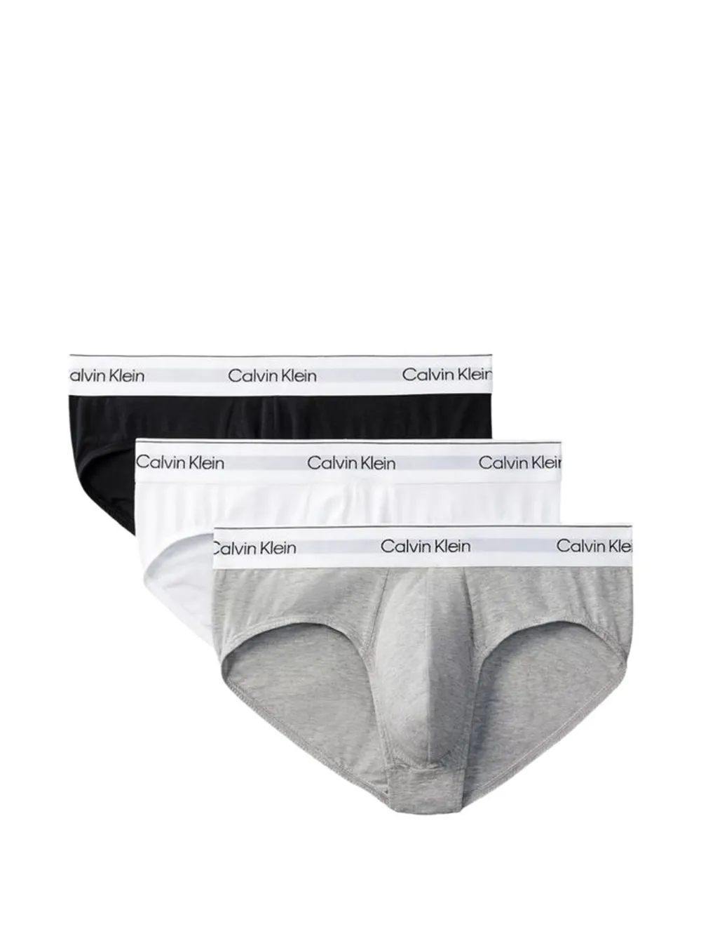 Calvin Klein Underwear logo-waistband briefs (set of three) - Nero