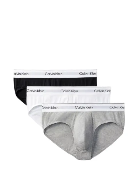 Calvin Klein Underwear logo-waistband briefs (set of three)