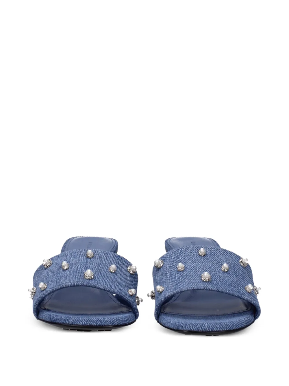 Givenchy G Cube sandalen verfraaid met studs en hak Blauw