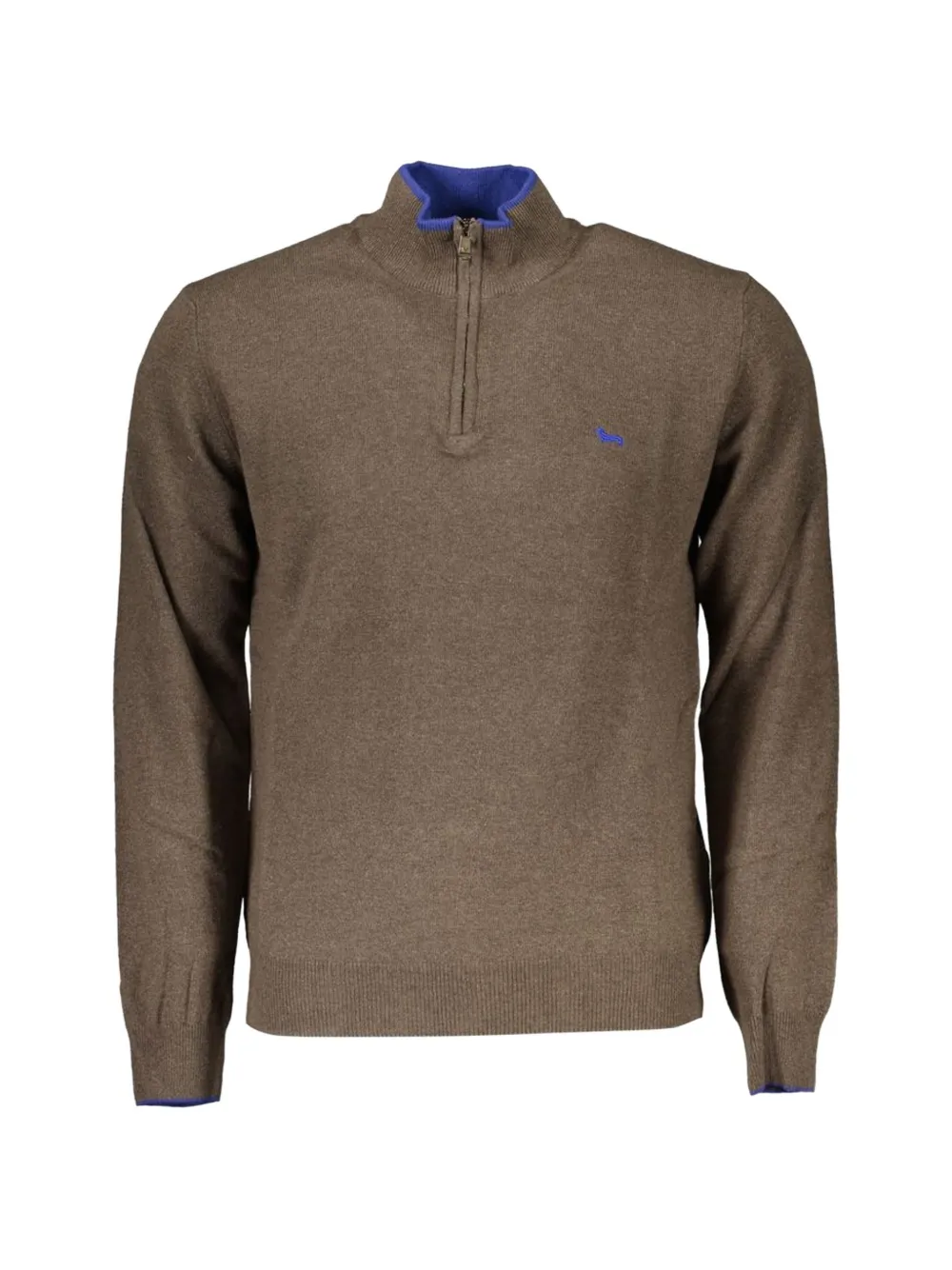 Harmont & Blaine half-zip cotton sweater - Braun