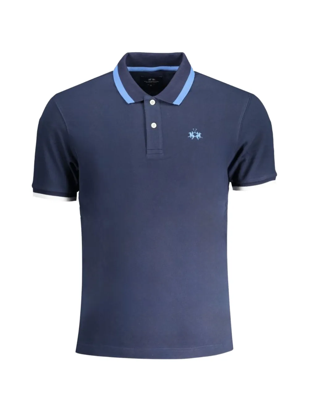 La Martina logo polo shirt - Blu