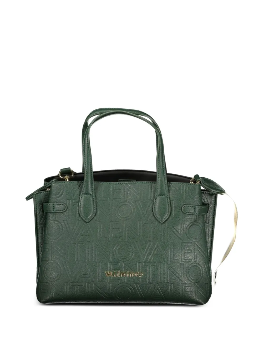 MARIO VALENTINO embossed logo-pattern tote bag - Green