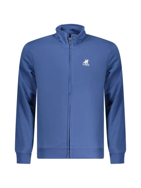 U.S. Grand logo-print zip-up sweater