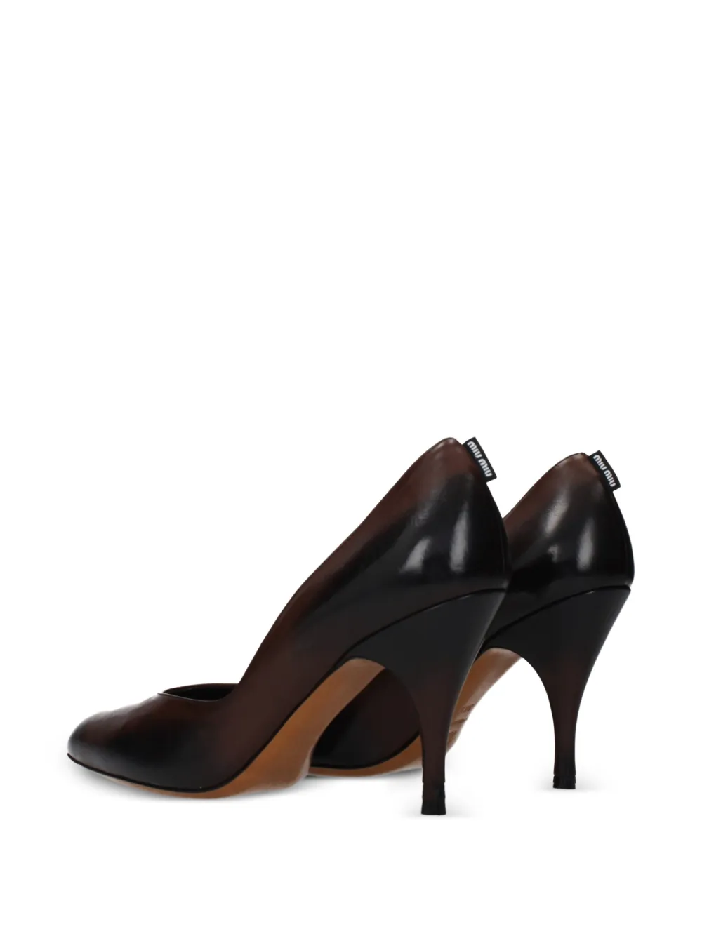 Miu leather pumps Bruin