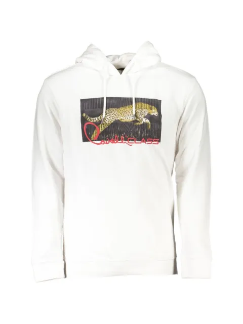Cavalli Class cheetah-print hoodie