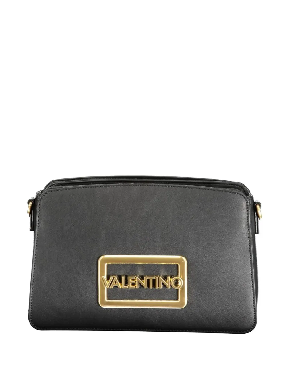 MARIO VALENTINO logo-plaque crossbody bag - Nero