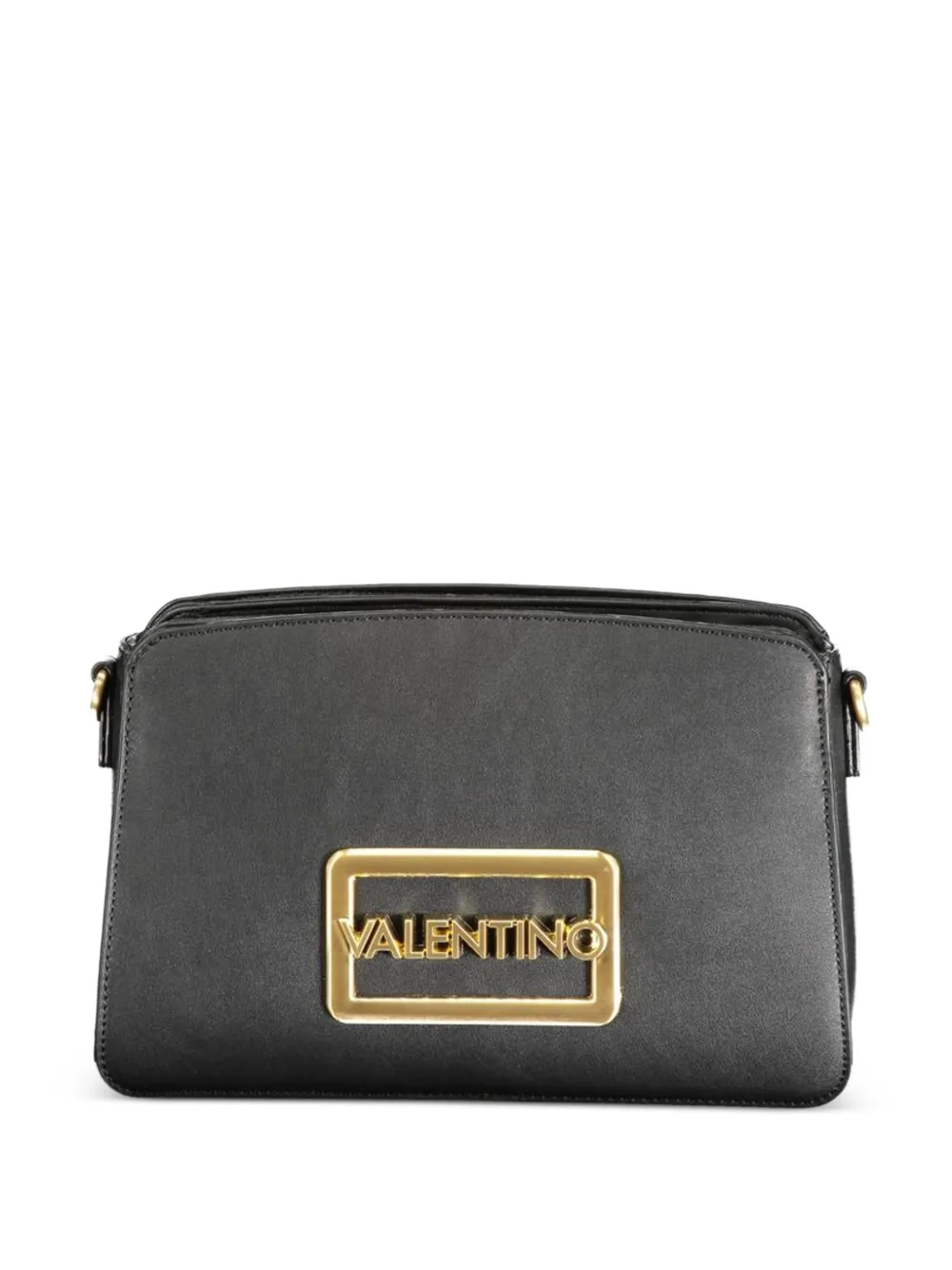 MARIO VALENTINO logo-plaque crossbody bag - Nero