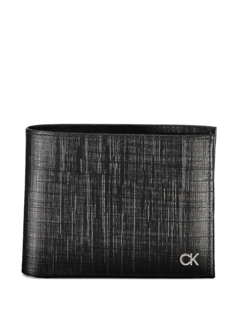 Calvin Klein textured leather bifold wallet