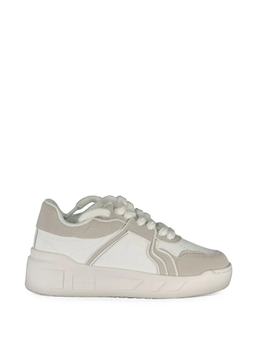 Gaëlle Paris suede-panelled platform sneakers