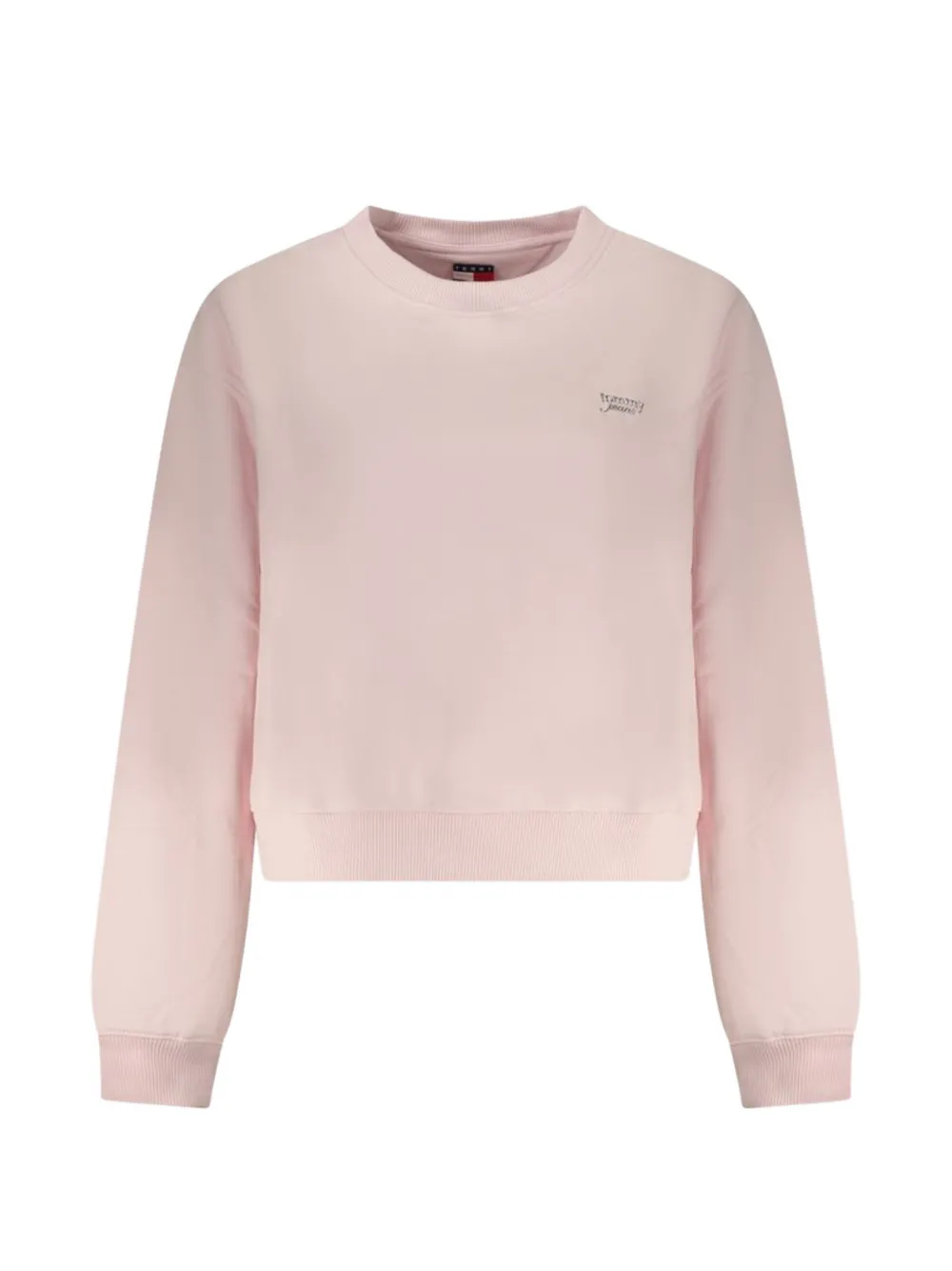 Tommy Hilfiger logo-embroidered cotton sweatshirt - Rosa