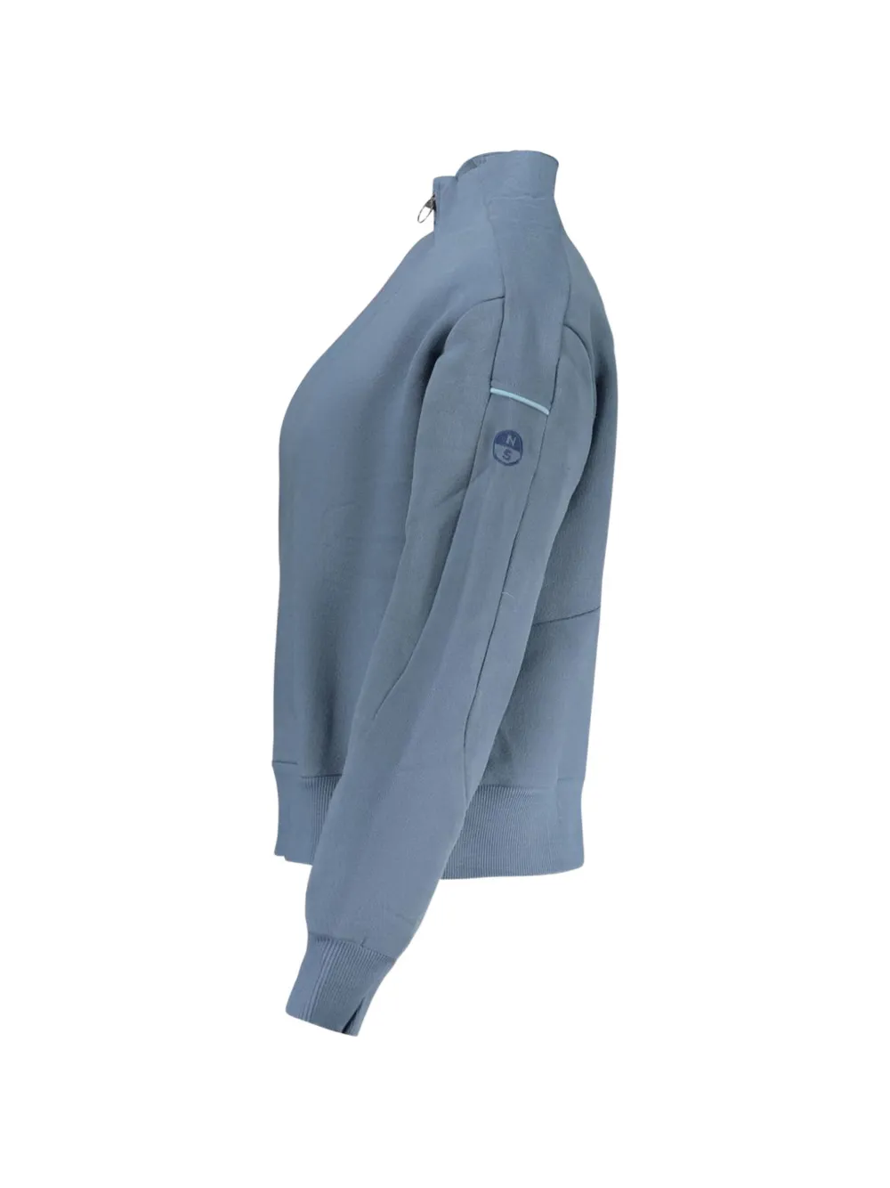 North Sails Katoenen trui met kwart rits Blauw