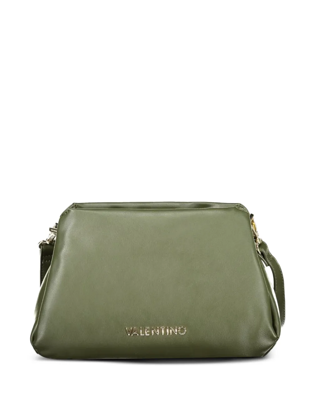 MARIO VALENTINO West logo-lettering shoulder bag - Verde