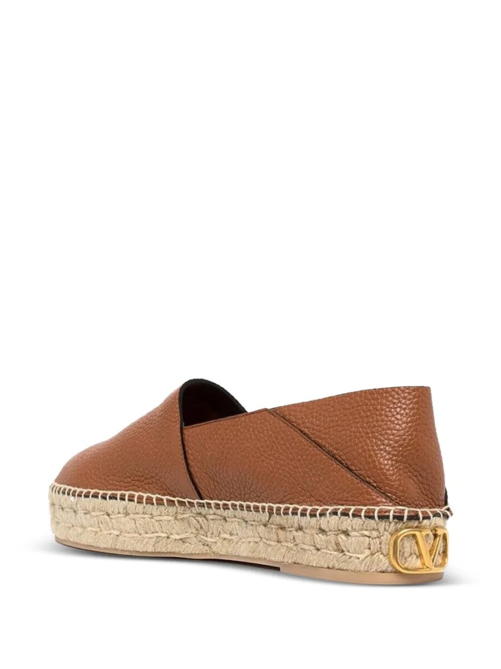 Valentino Garavani round toe espadrilles Beige