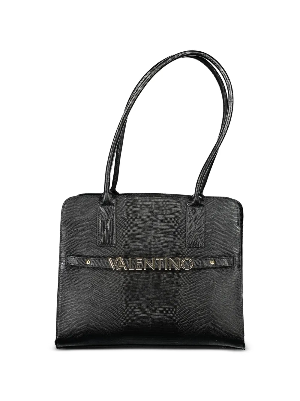MARIO VALENTINO textured tote bag - Nero