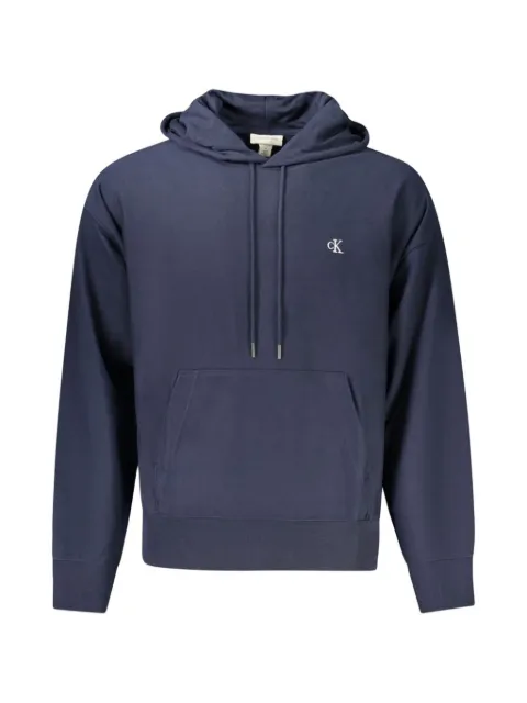 Calvin Klein logo-detail cotton hoodie