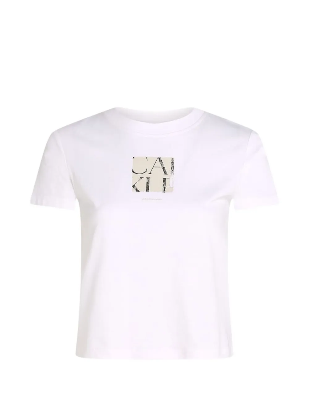 Calvin Klein Jeans logo-detail T-shirt - Bianco