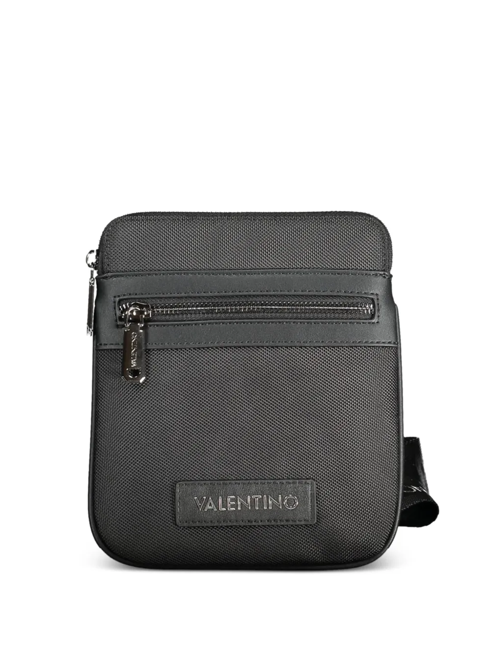 MARIO VALENTINO NIK RE logo-patch messenger bags - Nero