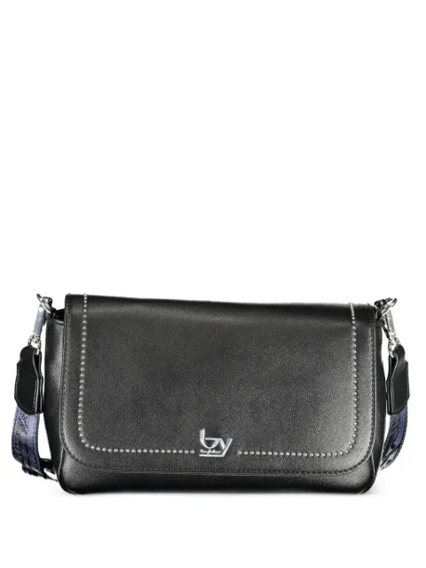 byblos stud-embellished leather shoulder bag
