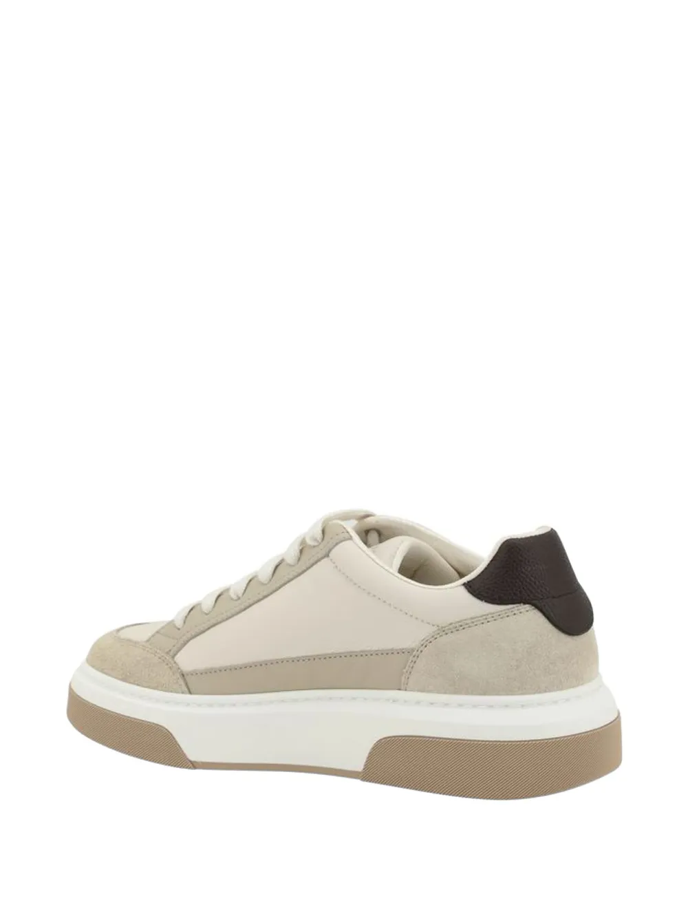 Ferragamo Gancini panelled sneakers Beige