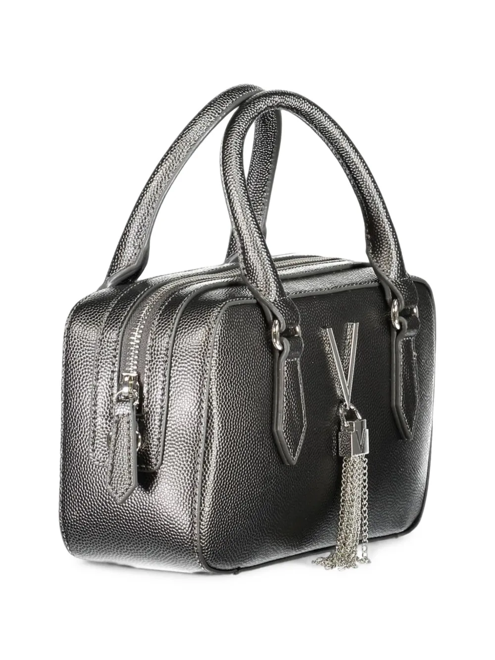 MARIO VALENTINO VLock shopper met kwastjes Zilver