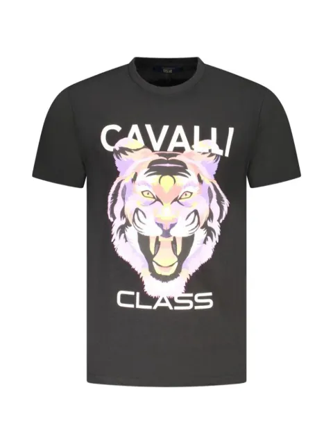 Cavalli Class tiger-print T-shirt