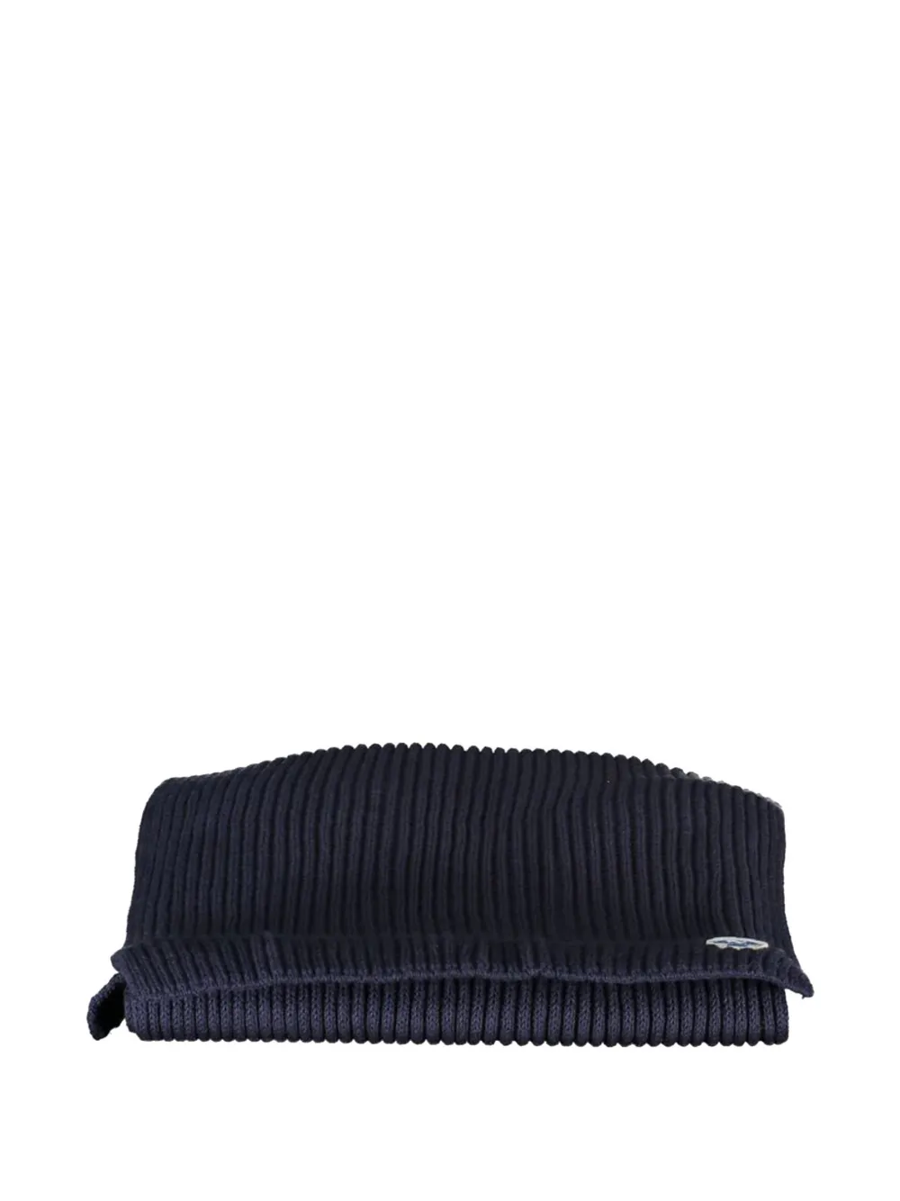 North Sails Ribgebreide katoenen sjaal Blauw