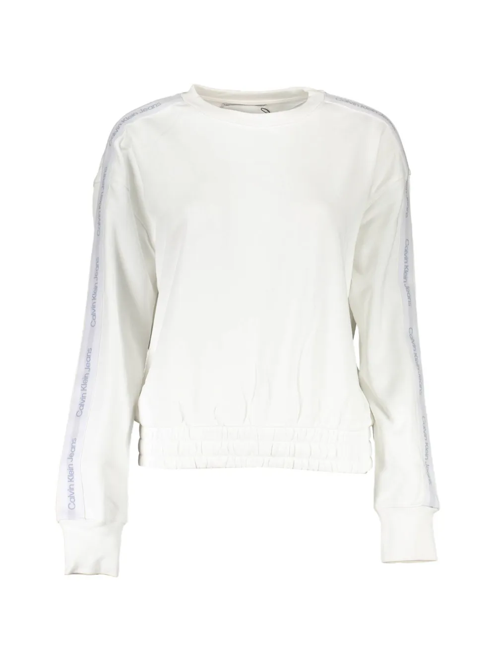 Calvin Klein Jeans Sweatshirt mit Logo-Ärmel - Weiß