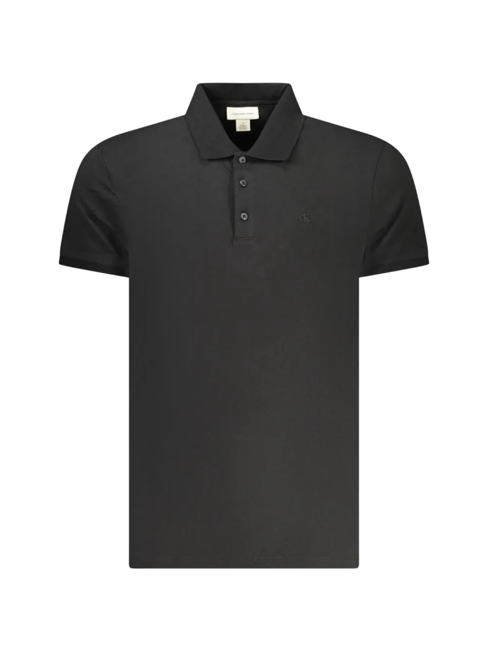Calvin Klein short-sleeve polo shirt - Schwarz