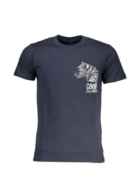 Cavalli Class tiger-print logo-print T-shirt