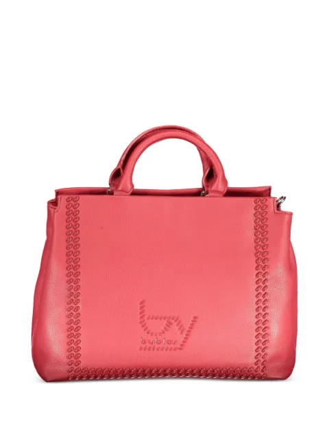 byblos embossed logo-detail tote bag