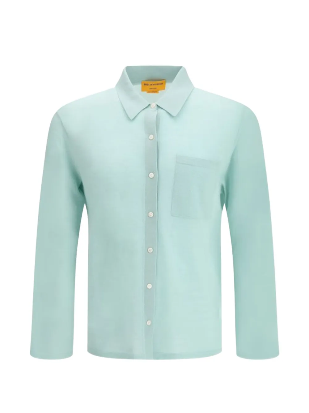 Guest In Residence button-up cashmere shirt - Blu