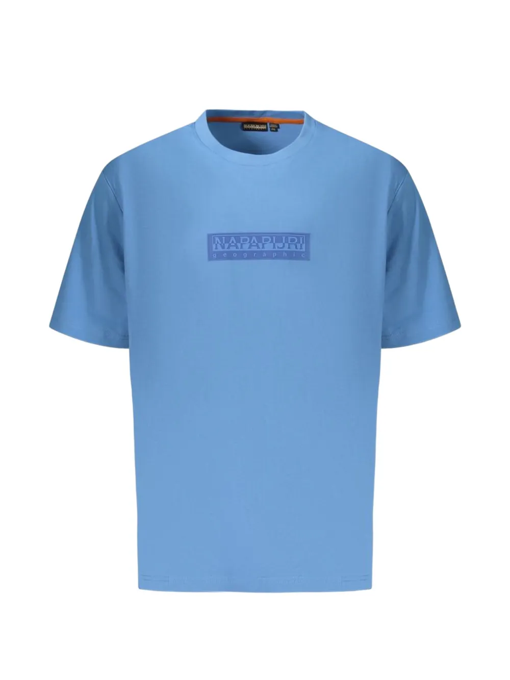 Napapijri logo-print T-shirt - Blu