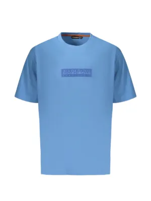 Helmut Lang graphic-print Cotton t-shirt | Blue | FARFETCH