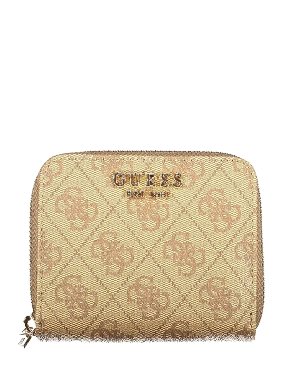 GUESS USA monogram-print logo-plaque wallet - Toni neutri