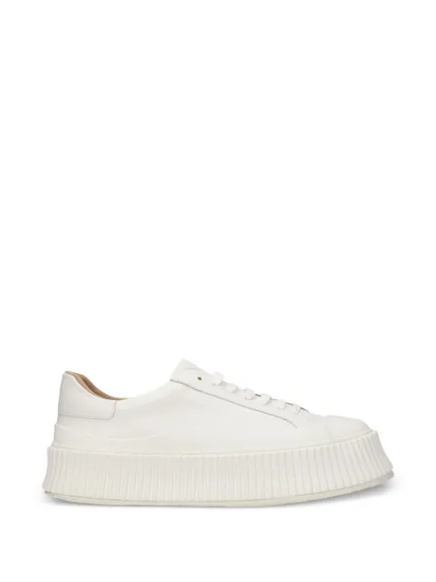 Jil Sander platform leather sneakers