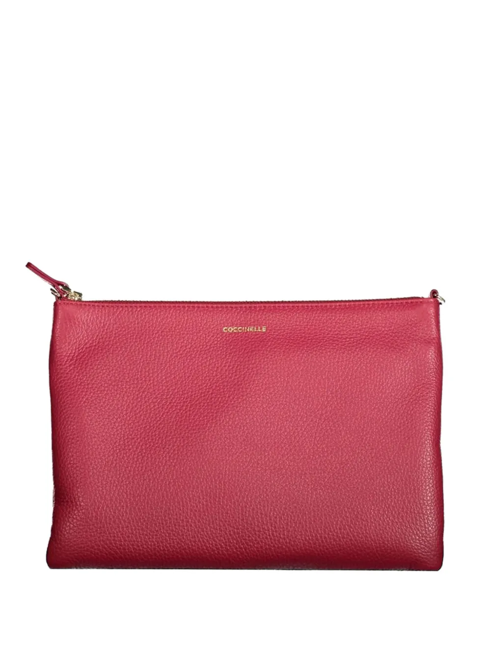 Coccinelle grained leather tote bag - Rosso