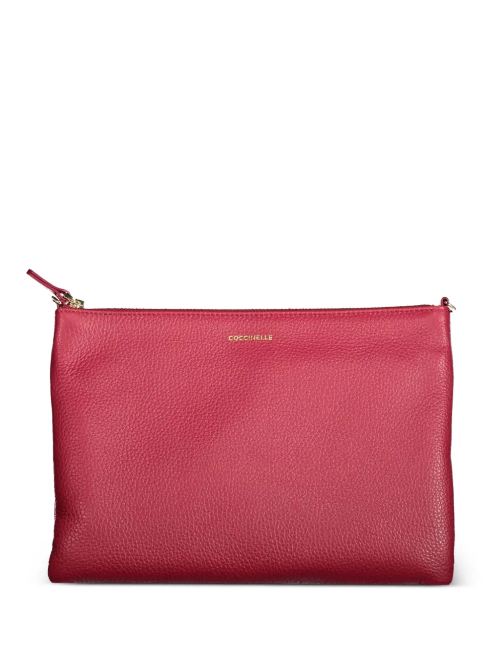 Coccinelle grained leather tote bag - Rosso