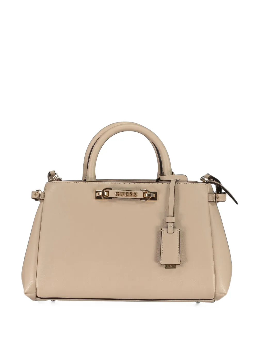 GUESS USA logo-plaque tote bag - Toni neutri