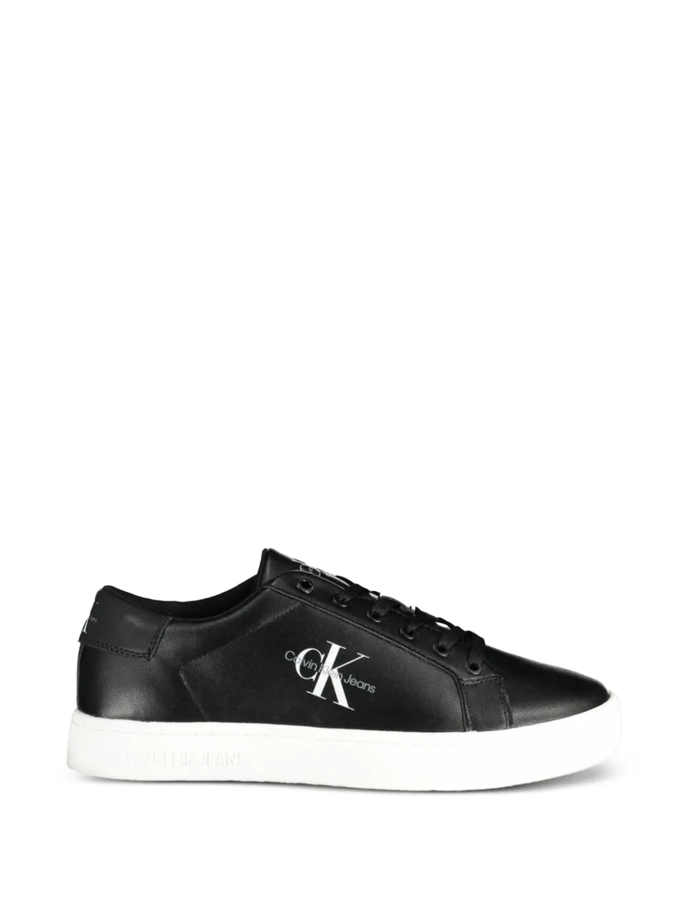 Calvin Klein logo-print low-top sneakers - Schwarz