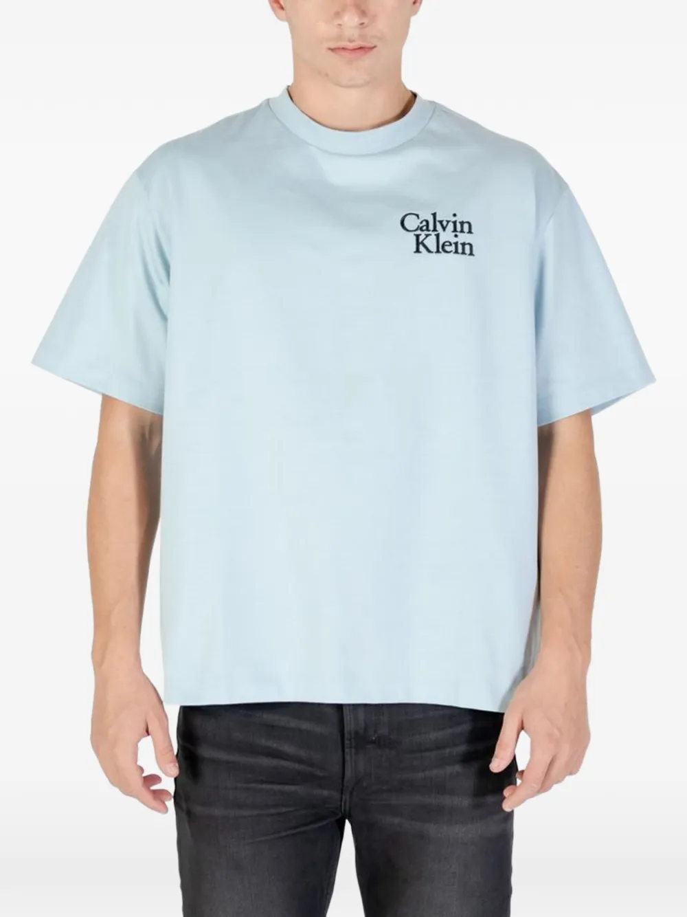 Calvin Klein Jeans logo-print T-shirt - Blu