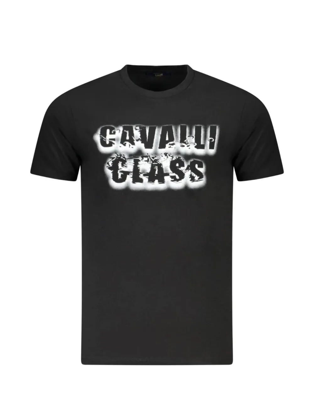 Cavalli Class 그래픽 프린트 티셔츠 | 블랙