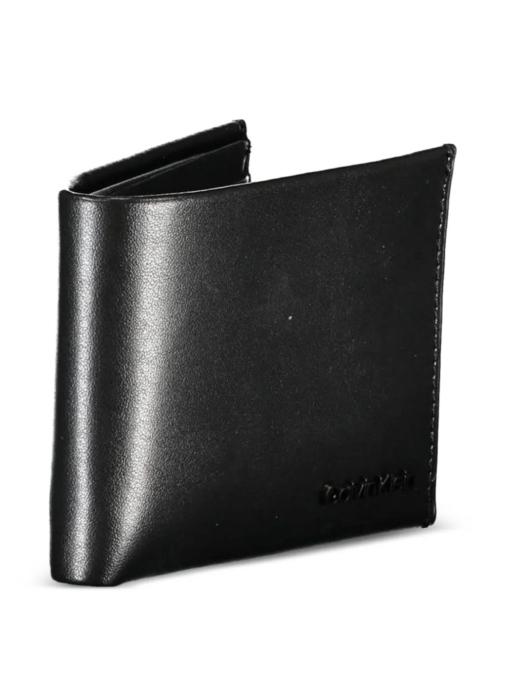 Calvin Klein Leren portemonnee Zwart