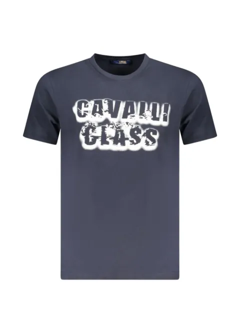 Cavalli Class graffiti-style logo-print T-shirt