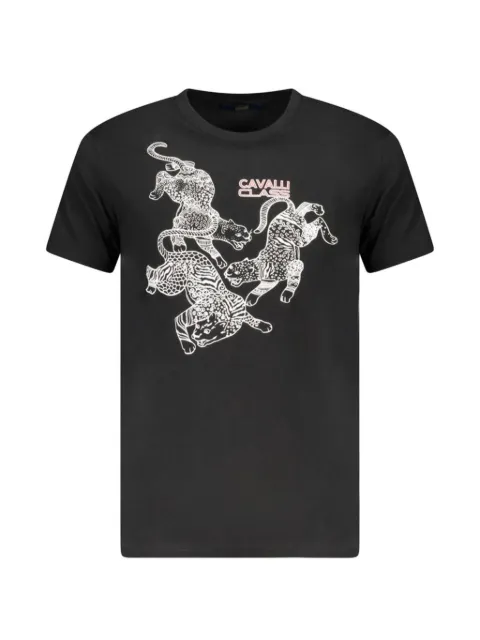 Cavalli Class graphic-print T-shirt
