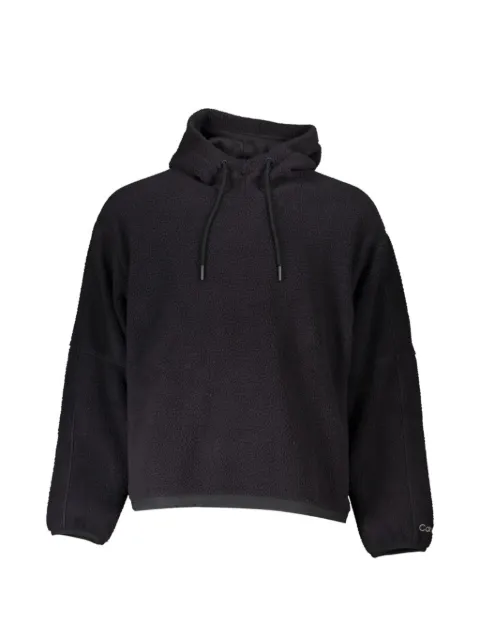 Calvin Klein fleece-texture hoodie