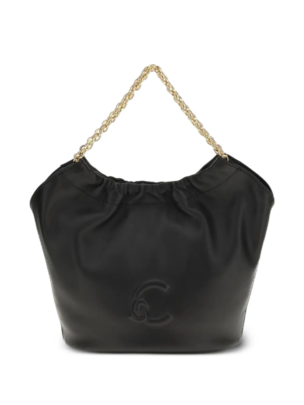 Coccinelle embossed-logo tote bag - Nero